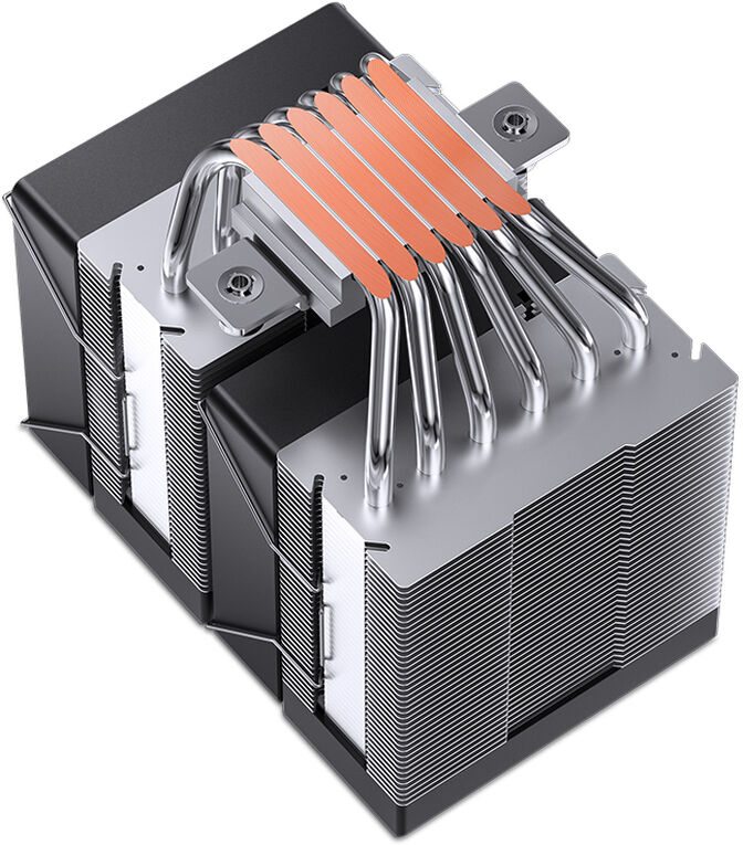 Cooler CPU Jonsbo CR-1400 DV2 ARGB Preto - 92mm image number 5