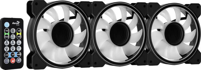 Ventoinha Aerocool Mirage 12 ARGB Pro Preto 120mm (Pack 3) image number 5