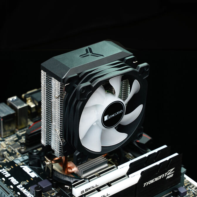 Cooler CPU Jonsbo CR-1200E ARGB Preto - 92mm image number 10