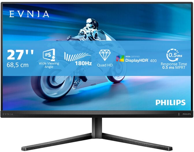Monitor Gaming Philips EVNIA 27" 27M2N5500 Fast IPS QHD 180Hz 0.5ms c/Ajuste Alt. image number 2
