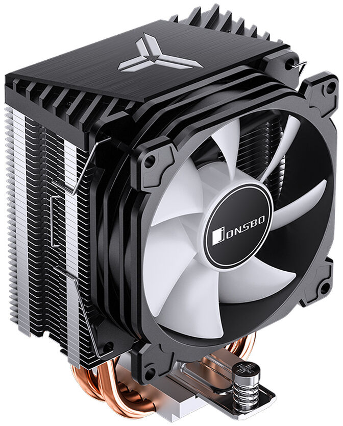 Cooler CPU Jonsbo CR-1400E RGB Preto - 92mm image number 1