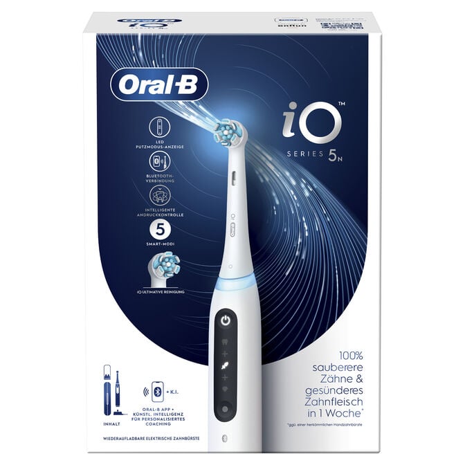 Escova de Dentes El&eacute;trica Oral-B iO Series 5 Quite White image number 1
