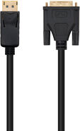 Cabo Conversor Nanocable DisplayPort/M > DVI/M 3 M Preto image number null