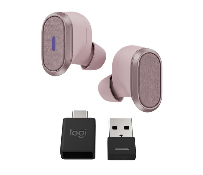 Earbuds Logitech Zone True Wireless Bluetooth ANC Grafite image number 1