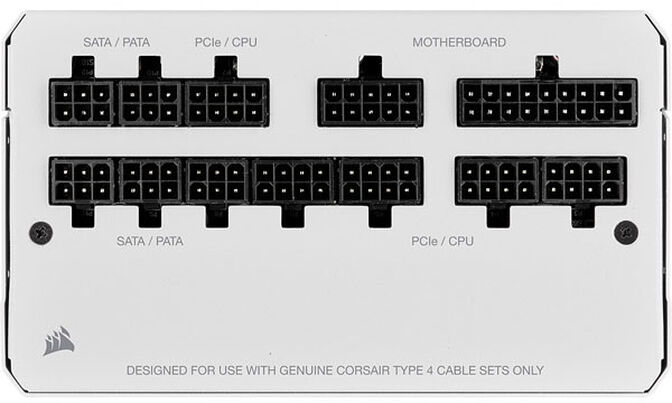 Fonte Modular Corsair RM750 750W 80 Plus Gold Branca image number 3