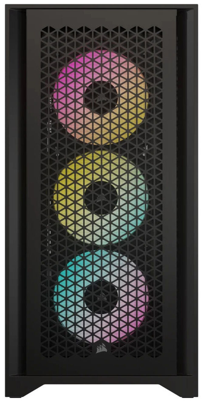 Caixa ATX Corsair iCUE 4000D Airflow RGB Preto Vidro Temperado image number 7