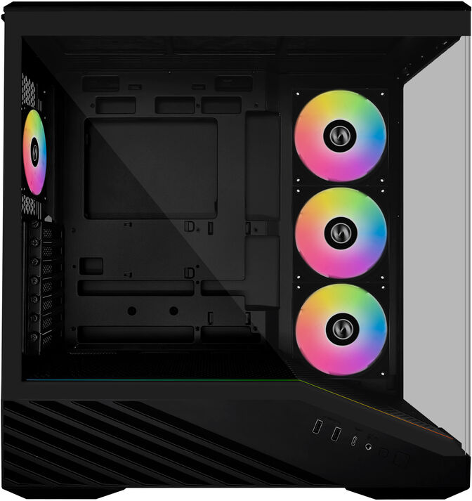 Caixa ATX Lian Li Vector V100 Preto Vidro Temperado image number 1