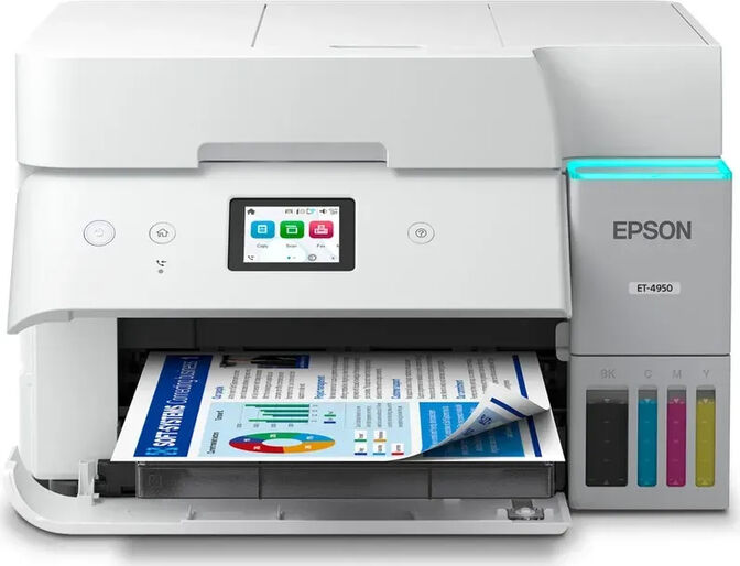Impressora Multifun&ccedil;&otilde;es a Jato de Tinta Epson EcoTank ET-4956 WiFi image number 0
