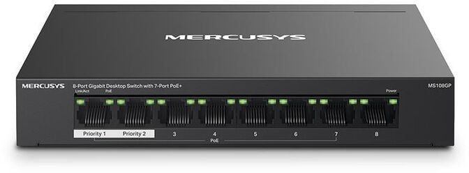 Switch SOHO Mercusys MS108GP 8 Portas Gigabit UnManaged PoE+ image number 0