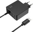 Carregador de Port&aacute;til Ewent USB-C + 1-Porta USB-A PD 65W Preto image number null