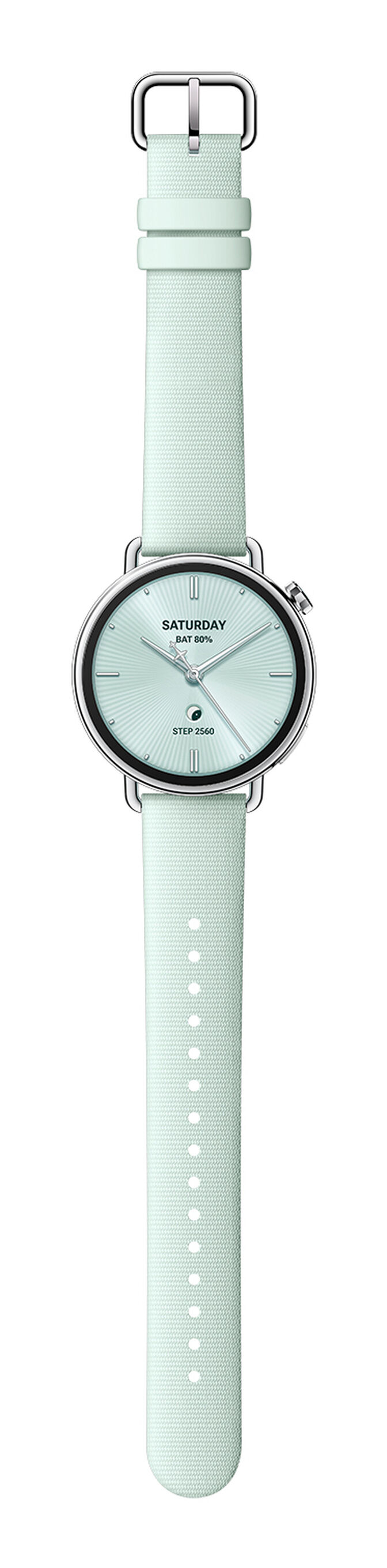Smartwatch Xiaomi Watch S4 41 mm com Bracelete de Borracha Fluorada Verde Menta image number 2
