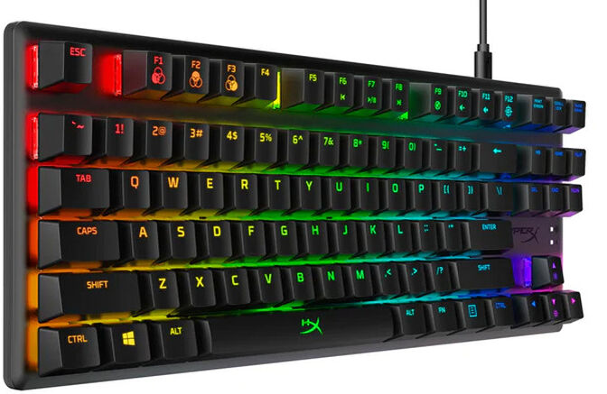 Teclado Mec&acirc;nico HyperX Alloy Origins Core RGB Gaming PT-BR HyperX Red Switches - TKL (PT-BR) image number 1