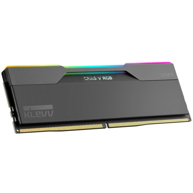 KLEVV Kit 32GB (2 x 16GB) DDR5 CRAS V 6000MHz CL28 RGB Obsidian Black (Intel XMP/AMD Expo) image number 3
