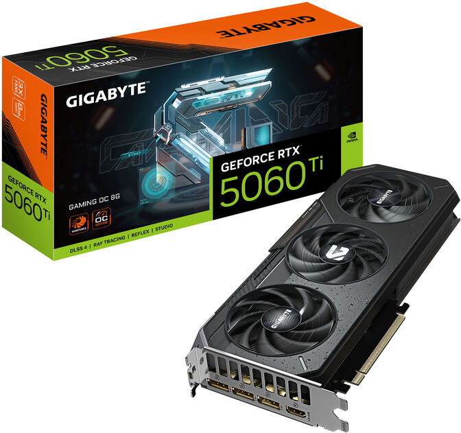 Gr&aacute;fica Gigabyte GeForce&reg; RTX 5060 Ti Gaming OC 8GB GDDR7 DLSS4 image number 0