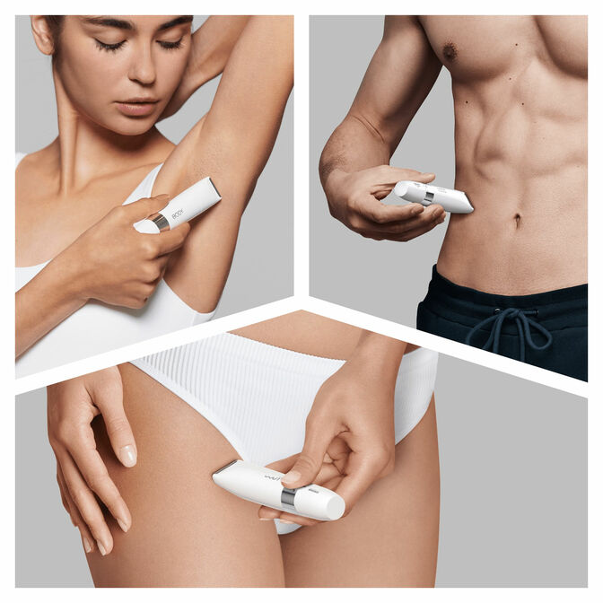 Aparador Corporal Braun Body BS1000 Branco/Cromado image number 2