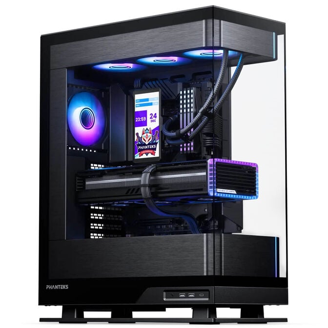 Water Cooler CPU Phanteks Glacier One 360M25 Gen 2 LCD DRGB Preto - 360mm image number 4