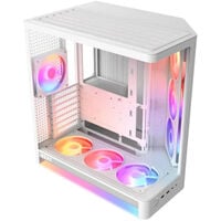 Caixa ATX NZXT H6 RGB+ Branca Vidro Temperado