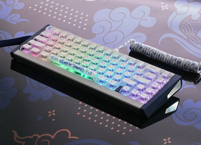 Teclado Mec&acirc;nico Ducky Year of the Dragon MX2A Purple Limited Edition (PT) image number 7