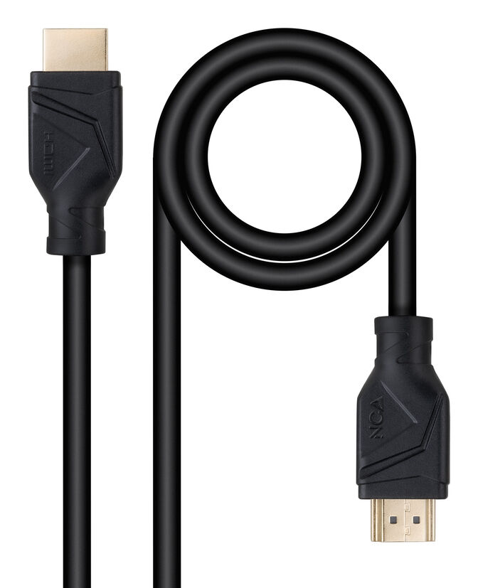 Cabo HDMI V2.1 Nanocable CCS, A/M-A/M, Preto, 1.5 M image number 0