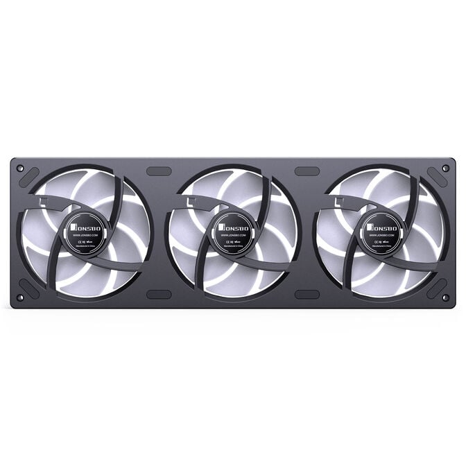 Ventoinha Jonsbo ZB-360  RGB Single-Frame Pretas - Tripla Ventoinha 120mm ( 360mm ) image number 8