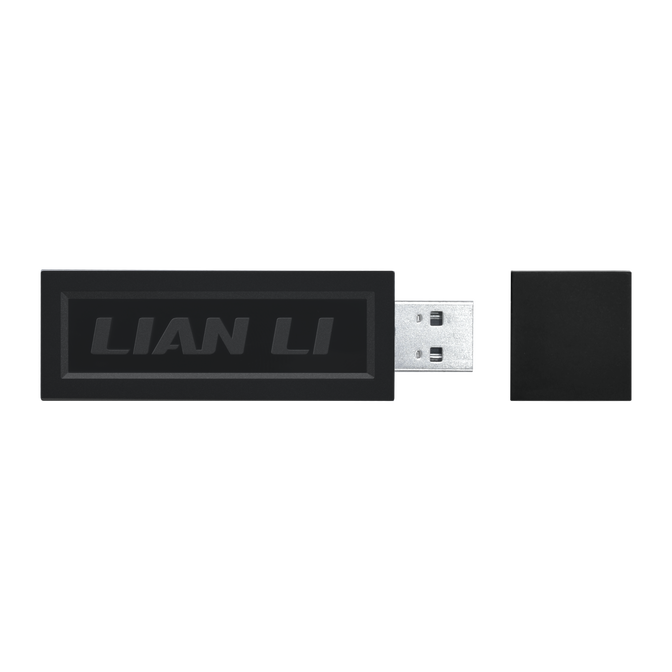 Controlador Wireless Lian Li Preto V2.1 image number 1