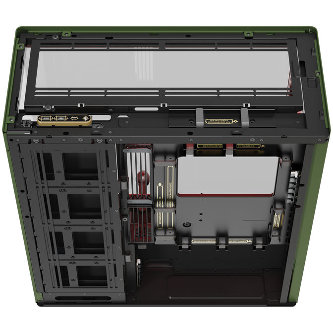 Caixa ATX HAVN HS 420 Base Preto DOOM The Dark Ages Limited Edition image number 11