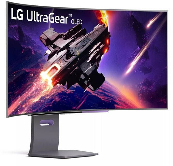 Monitor Gaming LG UltraGear 45" 45GS95QE OLED WQHD 240Hz 0.03ms FreeSync Premium Pro / G-SYNC Compatible image number 1