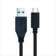 Cabo USB 3.1 Gen2 10Gbps 3A Nanocable USB-C/M > USB-A/M 0.5 M Preto image number null