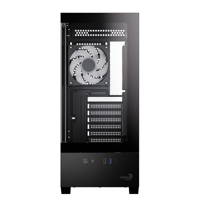 Caixa ATX Aerocool P500D Digi ARGB Vidro Temperado Preto image number 2