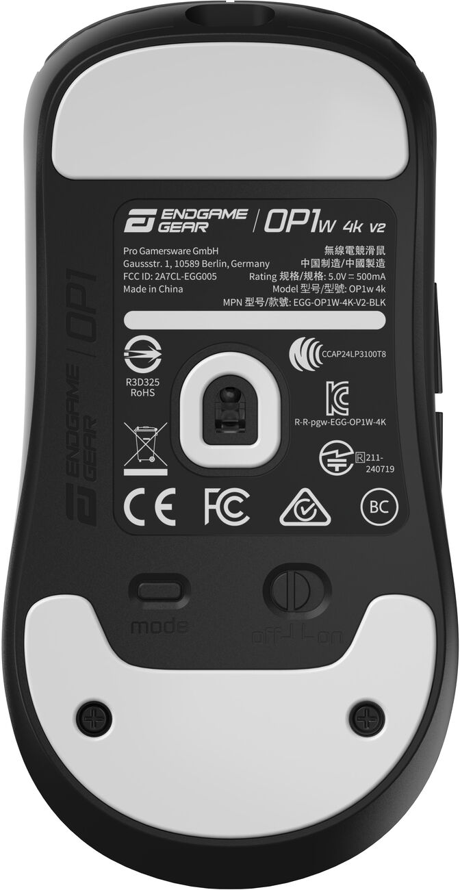 Rato Gaming Endgame Gear OP1w 4k V2 Wireless  - Preto image number 14