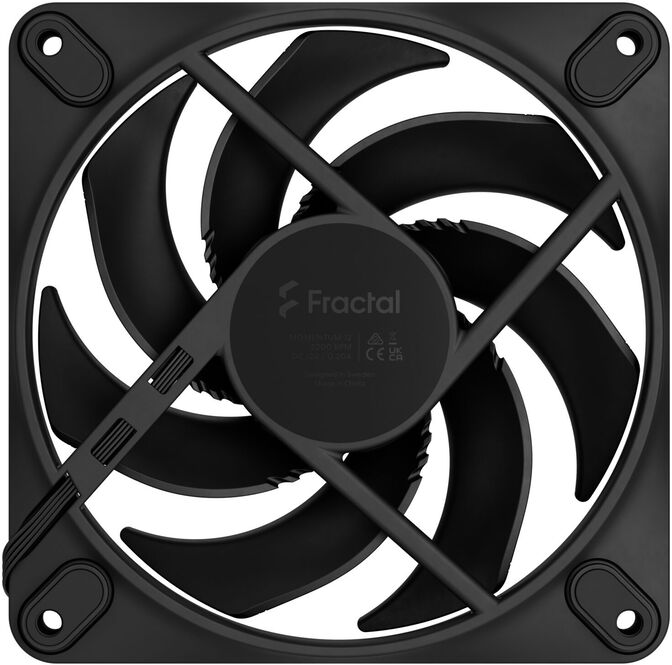 Ventoinha Fractal Design Momentum 12 120mm 2200RPM 4 Pinos PWM Preta image number 4