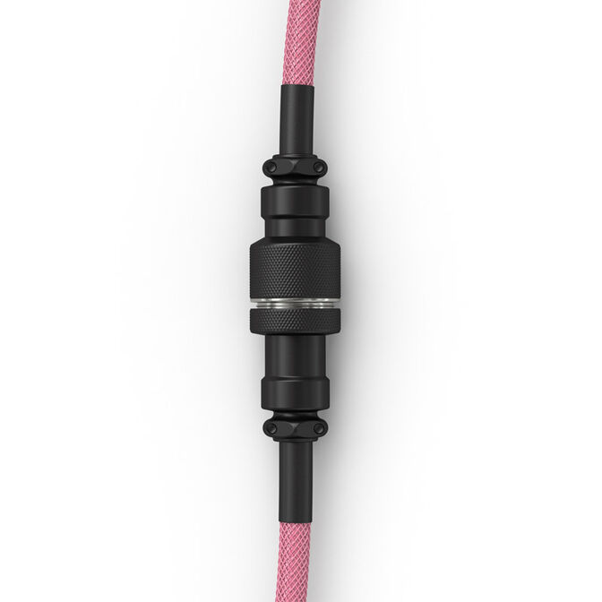 Cabo Coiled Glorious USB-C para USB-A 137m - Prism Pink image number 2