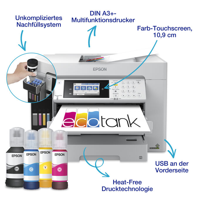Impressora Multifun&ccedil;&otilde;es a Jato de Tinta Epson EcoTank Pro ET-16685 WiFi image number 16
