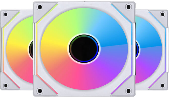 Ventoinha Lian Li UNI FAN SL120 Infinity RGB PWM Branco 120mm (Pack 3) image number 0