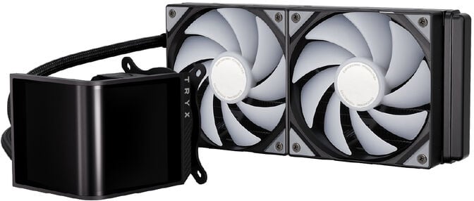 Water Cooler CPU TRYX Panorama SE 240 ARGB Preto image number 4