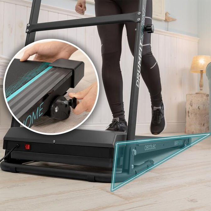 Passadeira de Corrida El&eacute;ctrica Cecotec DrumFit WayHome 1400 Sprint Dobr&aacute;vel 900W 14km/h image number 7