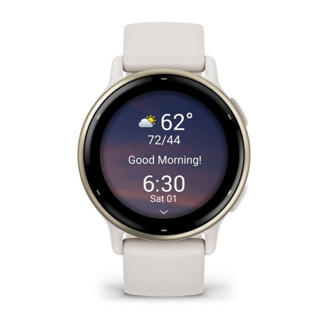 Smartwatch Garmin V&iacute;voactive 5 42mm Creme image number 3