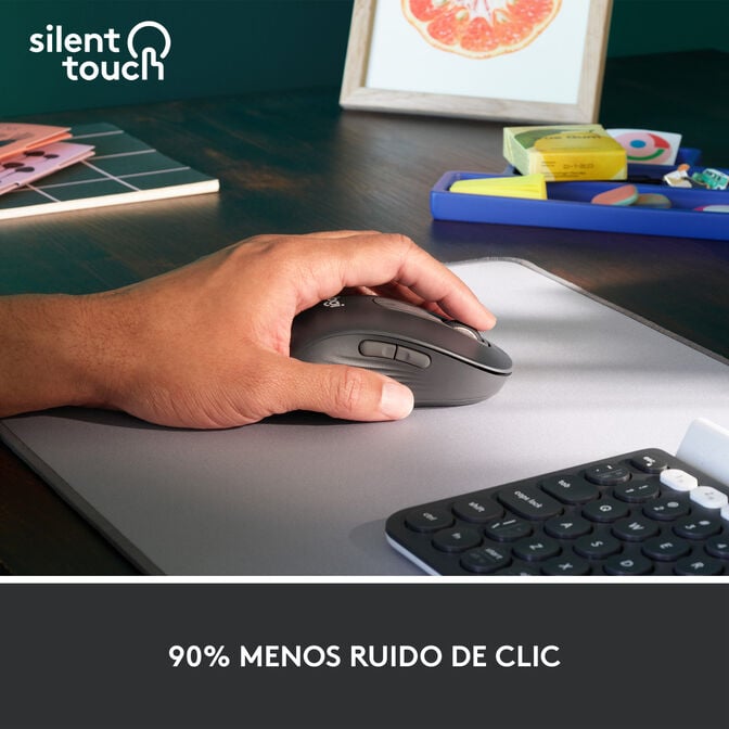 Rato Logitech Signature M650 para Canhotos 4000DPI Wireless/Bluetooth Grafite image number 7