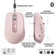 Rato Logitech MX Anywhere 3S Wireless Rosa image number null