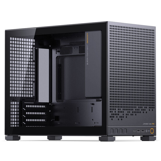 Caixa Micro-ATX Jonsbo D32 PRO Vidro Temperado Preto image number 0