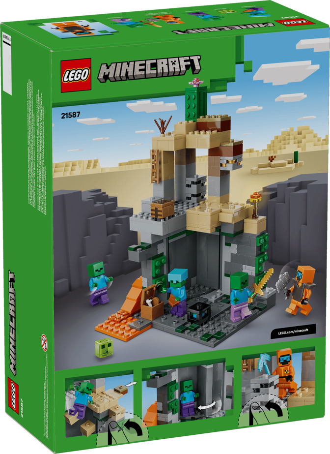 LEGO Minecraft: Masmorra de Zombies, 284 Pe&ccedil;as (21587) image number 1