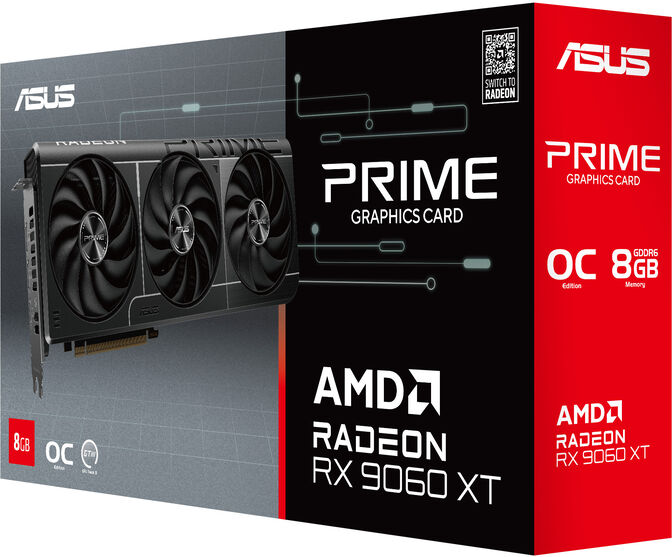 Gr&aacute;fica Asus Radeon RX 9060 XT Prime OC 8GB GDDR6 image number 10