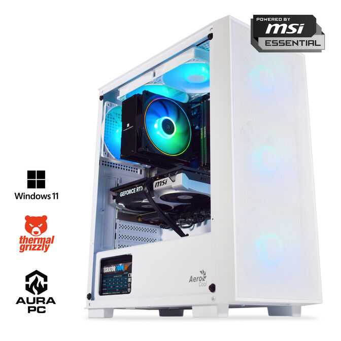 Computador AURA Gamer-PC Ryzen 5 7500F 32GB DDR5 1TB RTX 5060 Ti WiFi W11 Bonus