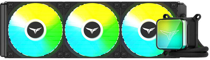 Water Cooler CPU Team Group T-Force Siren GA360M Preto image number 0