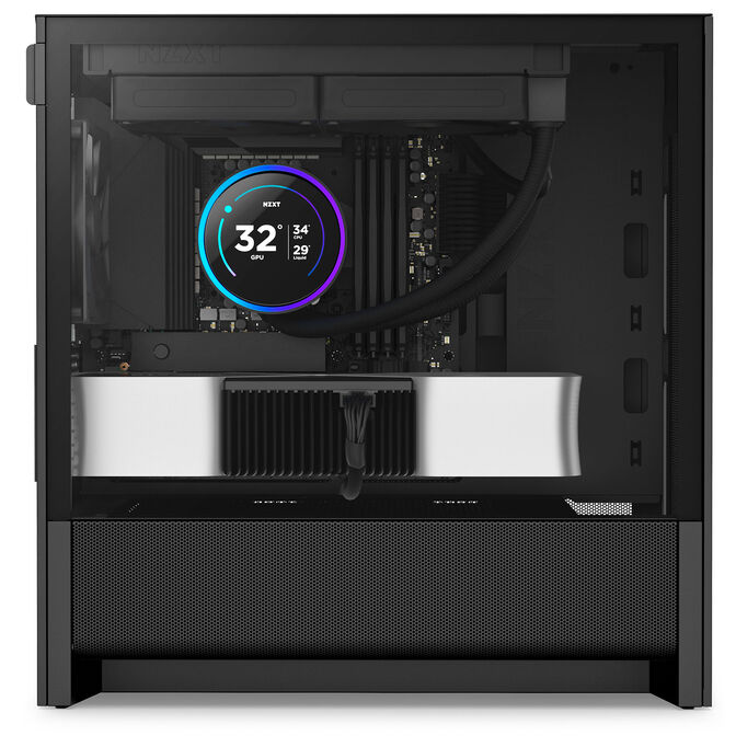 Caixa Micro-ATX NZXT H3 Flow Preta Vidro Temperado image number 7