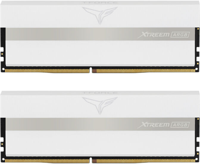 Team Group Kit 16GB (2 x 8GB) DDR4 3200MHz Xtreem ARGB White Mirror CL16 image number 0