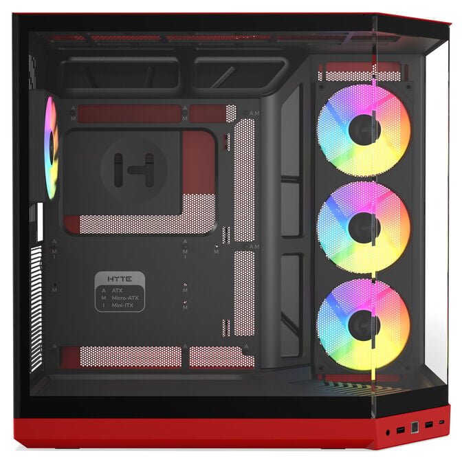 Caixa E-ATX Hyte Y50 Vidro Temperado Wild Cherry image number 4