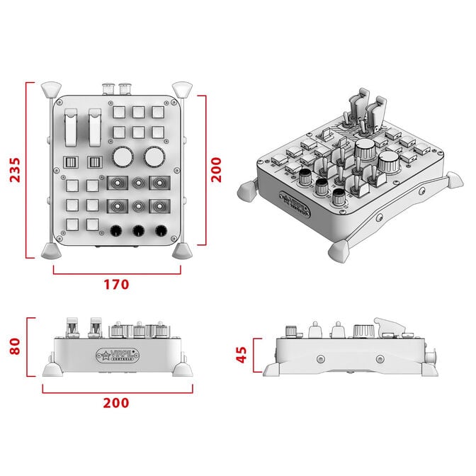 Painel Controlo VIRPIL Universal Control Panel 1, 27 elementos image number 4