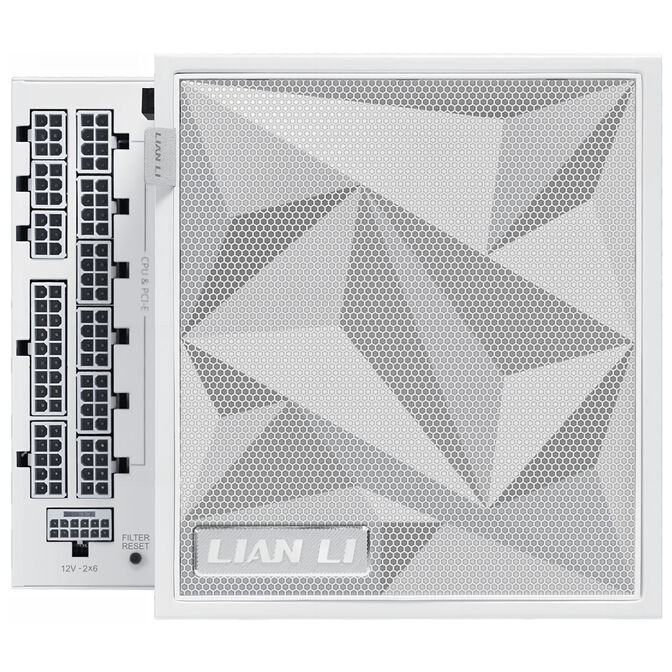 Fonte Modular Lian Li Edge Platinum V2 1350W 80+ Platinum Branco (C/Hub) image number 1