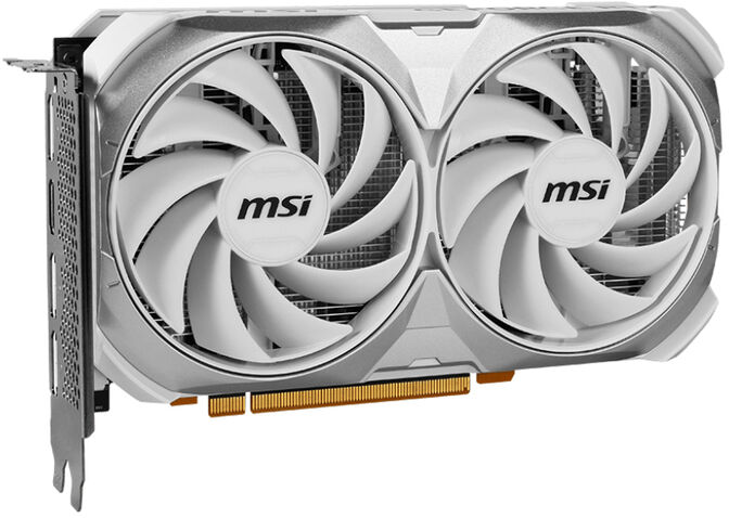 Gr&aacute;fica MSI GeForce&reg; RTX 4060 VENTUS 2X WHITE 8GB GDDR6 DLSS3 image number 2